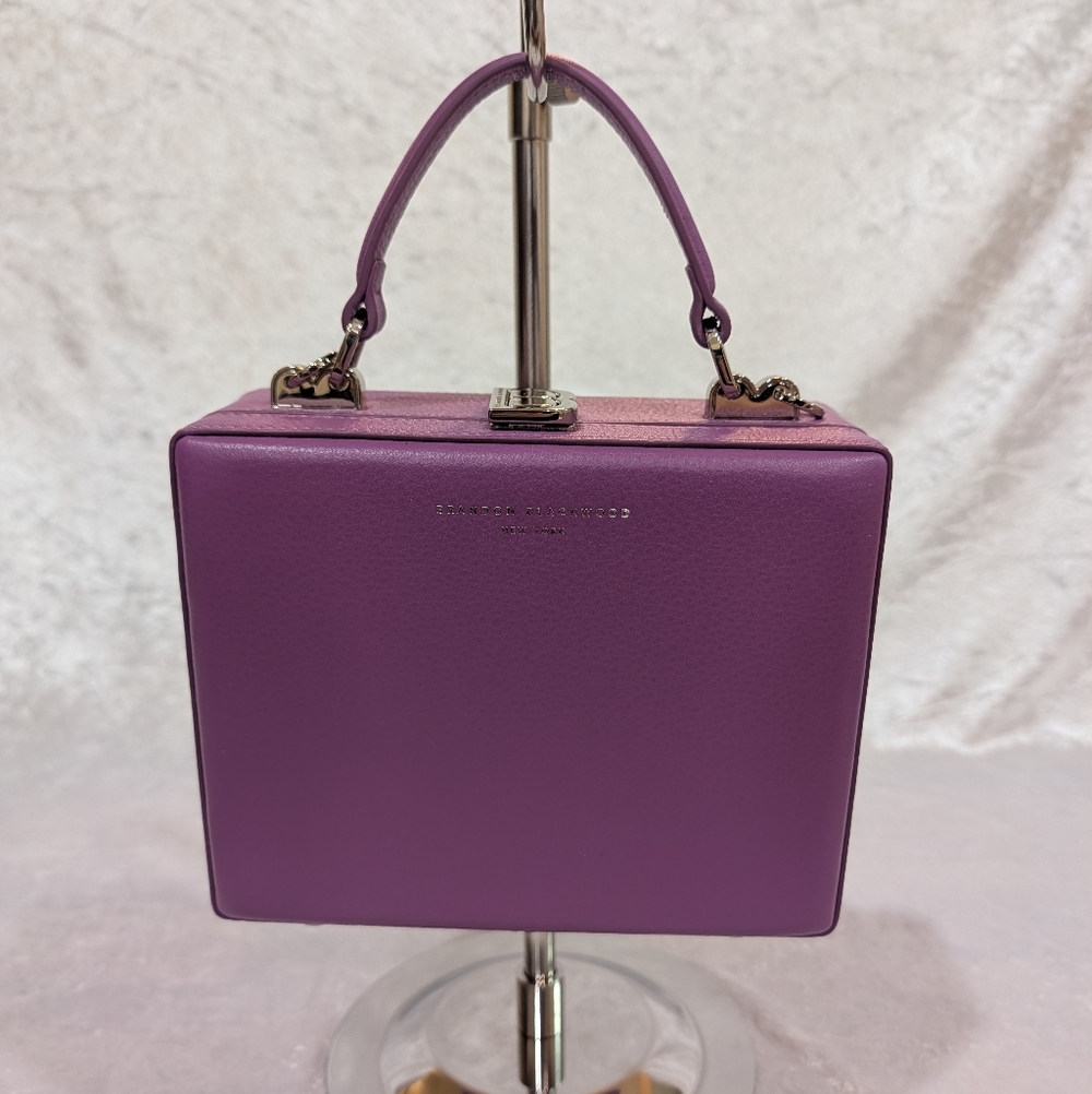 Brandon Blackwood Purple Crossbody Bag